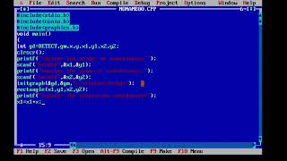 translation program (transformation)-computer graphics using c