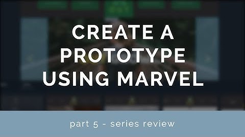 Part 5: Create a prototype using Marvel | STWebDesigner