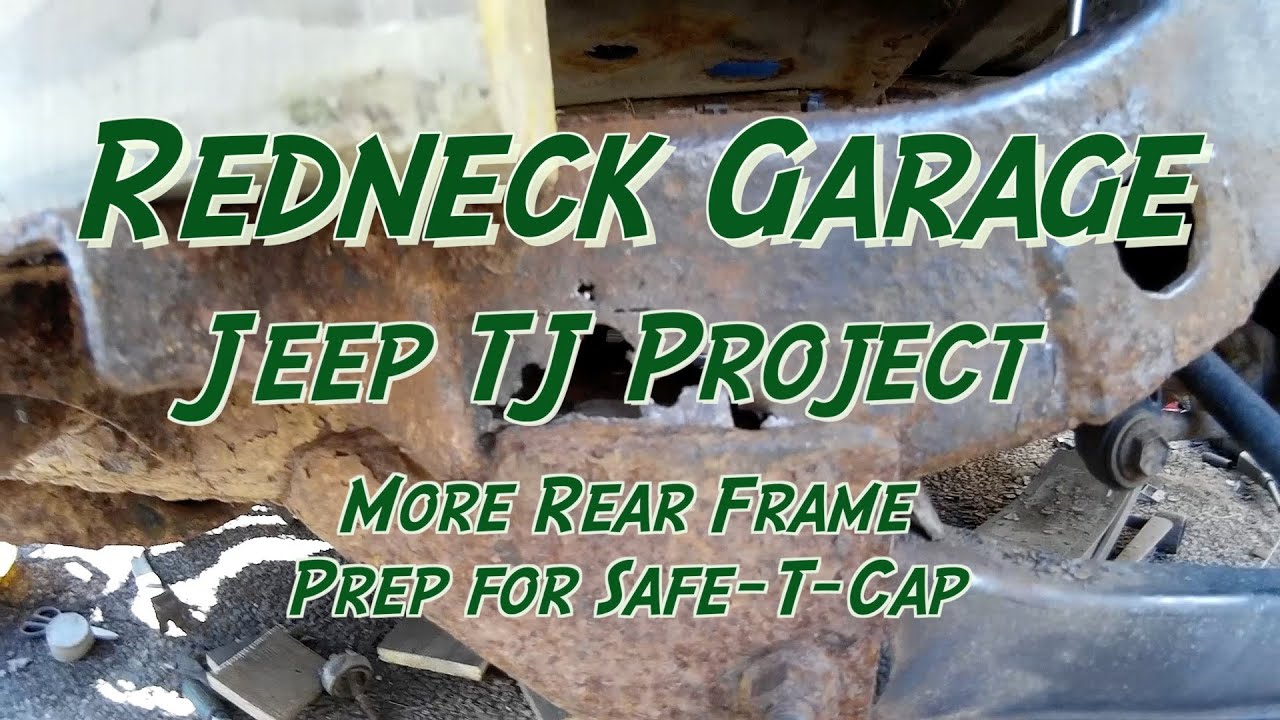 Jeep Wrangler TJ Frame Repair - Cleaning- Grinding- Cussing - YouTube