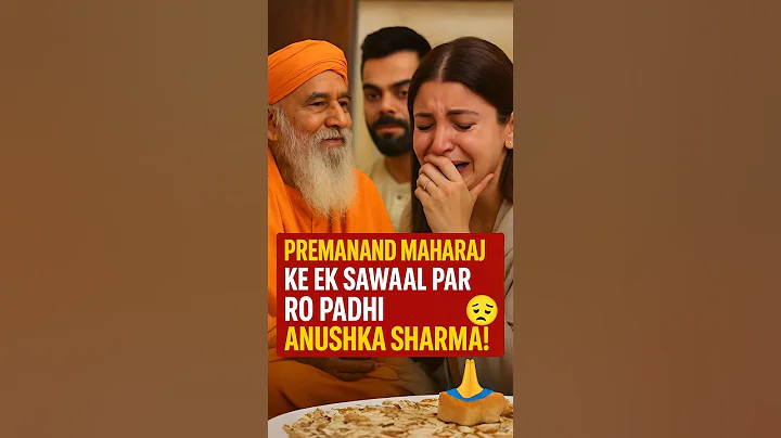Anushka Sharma Cries After Premanand Maharaj's Question | Virat Kohli Gets Emotional Too! 😢🙏 thumbnail