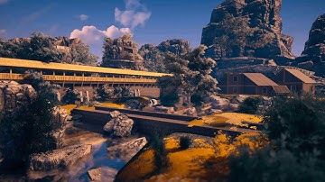 Unity Environment art -Castle Within the Caves