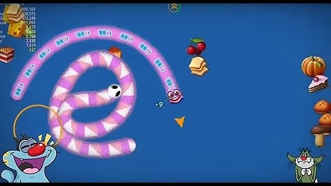 Worms Zone io Biggest Snake New Record 2023 Saamp Wala Game oggy jack