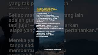 Mereka Yang Melukaimu Tanpa Sadar Sedang Menbentuk Versimu Yg Lebih Bijak sadstoryquotes shorrts