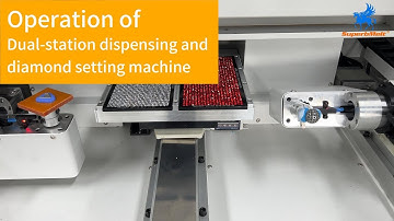 Operation video of SuperbMelt dual-station dispensing and diamond setting machine