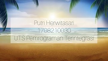 UTS PEMROGRAMAN INTEGRASI