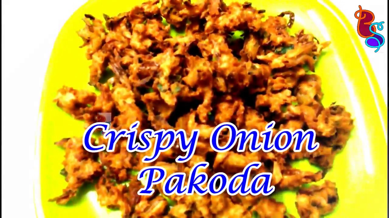CRISPY ONION PAKODA HOW TO MAKE CRISPY ONION FRITTERS Ullipaya