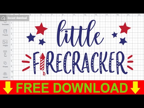 Little Firecracker Svg Free Cut Files for Cricut Free Download