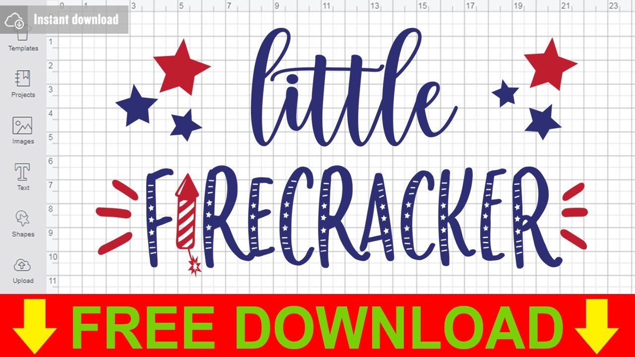 Download Little Firecracker Svg Free Cut Files for Cricut Free ...