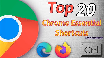 Best Top 20 Essential Google Chrome Keyboard Shortcuts | Firefox | Edge | #google #chrome #shortcuts