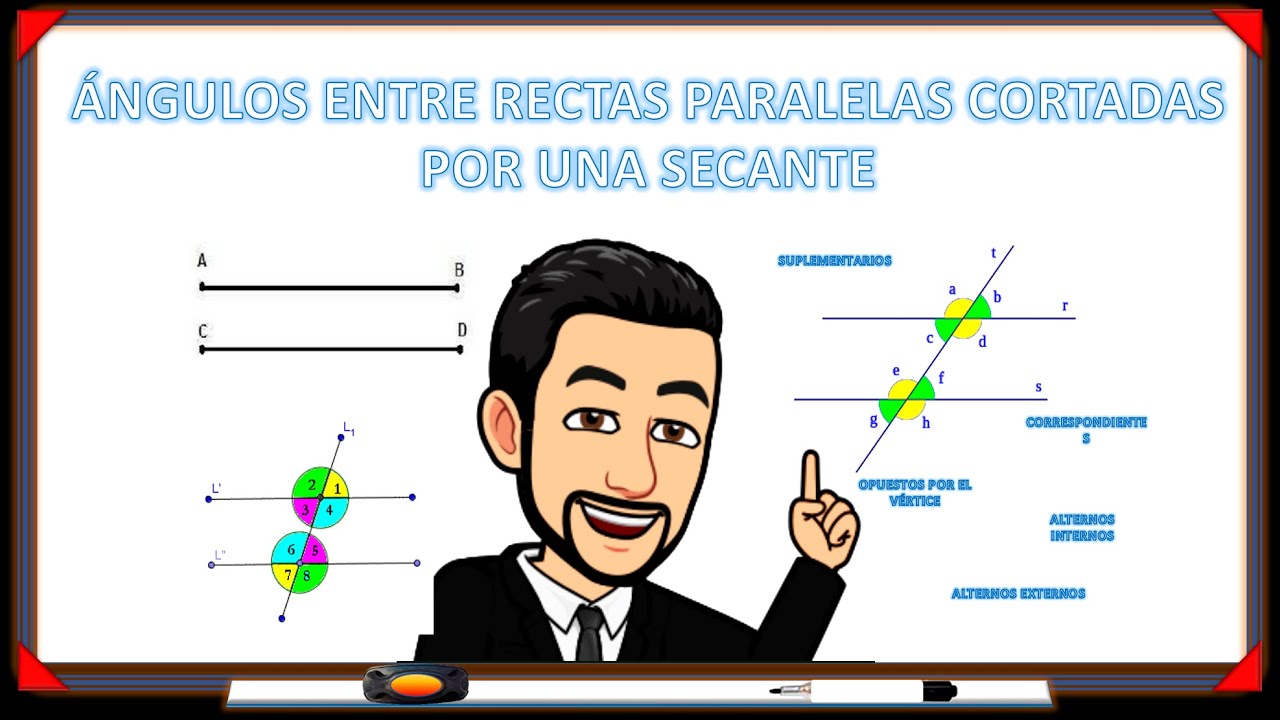 Rectas paralelas cortadas por una secante - YouTube