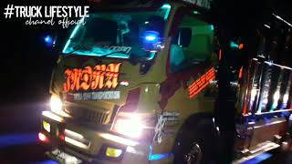 PESONA LAMPU LED TRUK DI MALAM HARI PATRIA BUAH