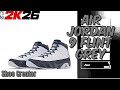 How To MAKE Air Jordan 9 "Flint Grey" In NBA 2K26 - Shoe Creator