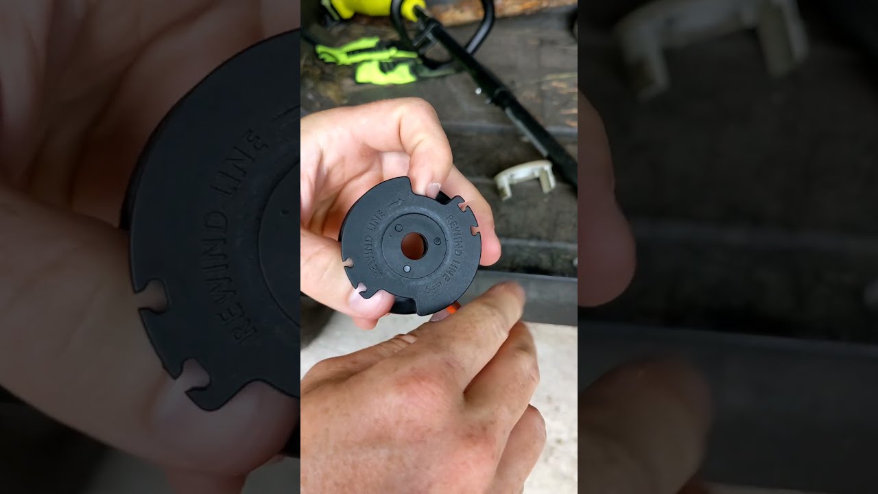 How To Restring A Ryobi String Trimmer Weed Wacker Whip 18v