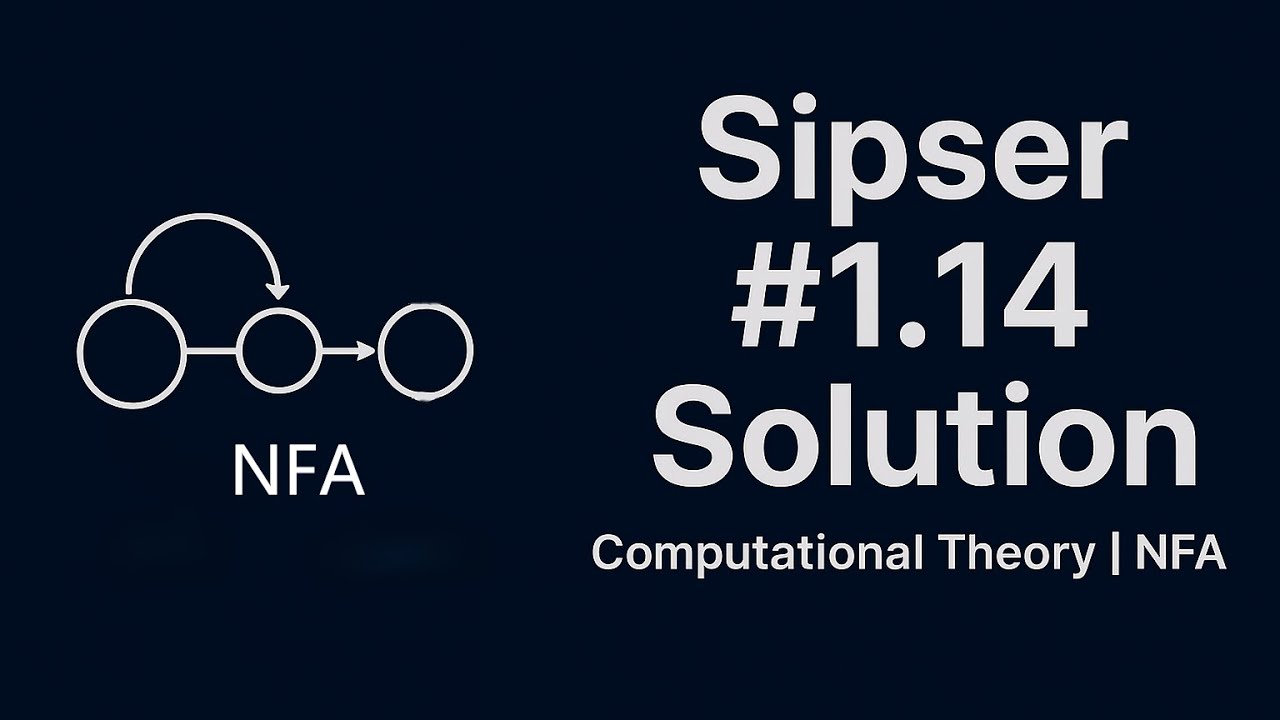 Solution to Sipser Exercise 1.14 | Theory of Computation - YouTube