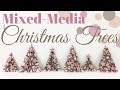 Mixed-Media Christmas Trees | Frugal Holidays Crafts | Christmas DIY & Decor Challenge Mixed-Media Christmas Trees | Frugal Holidays Crafts | Christmas DIY & Decor Challenge