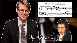Beethoven "EASY" Sonata in G major, Op. 49 no. 2, mvt 1 - Analysis