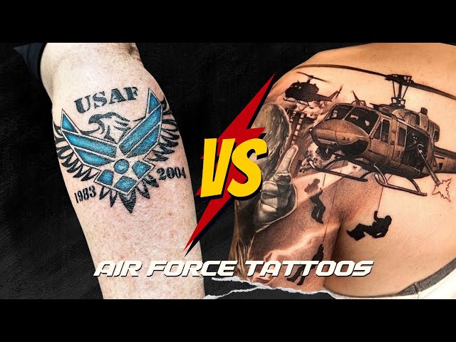 Just found the most savage Air Force tattoo Have fun with this boys  r AirForce