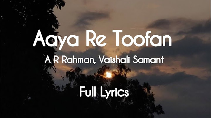 Aaya Re Toofan (LYRICS) | Chhaava | Vicky K, Rashmika M | A. R. Rahman, Vaishali Samant | Irsad K