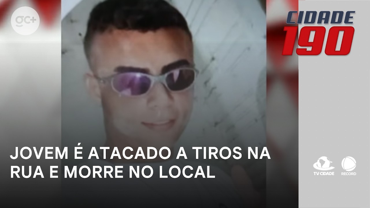 Jovem é atacado a tiros na rua e morre no local; ele respondia por homicídio | Cidade 190