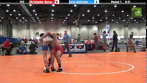 Men 152 - Christopher Quiroz vs. Larry Andersen