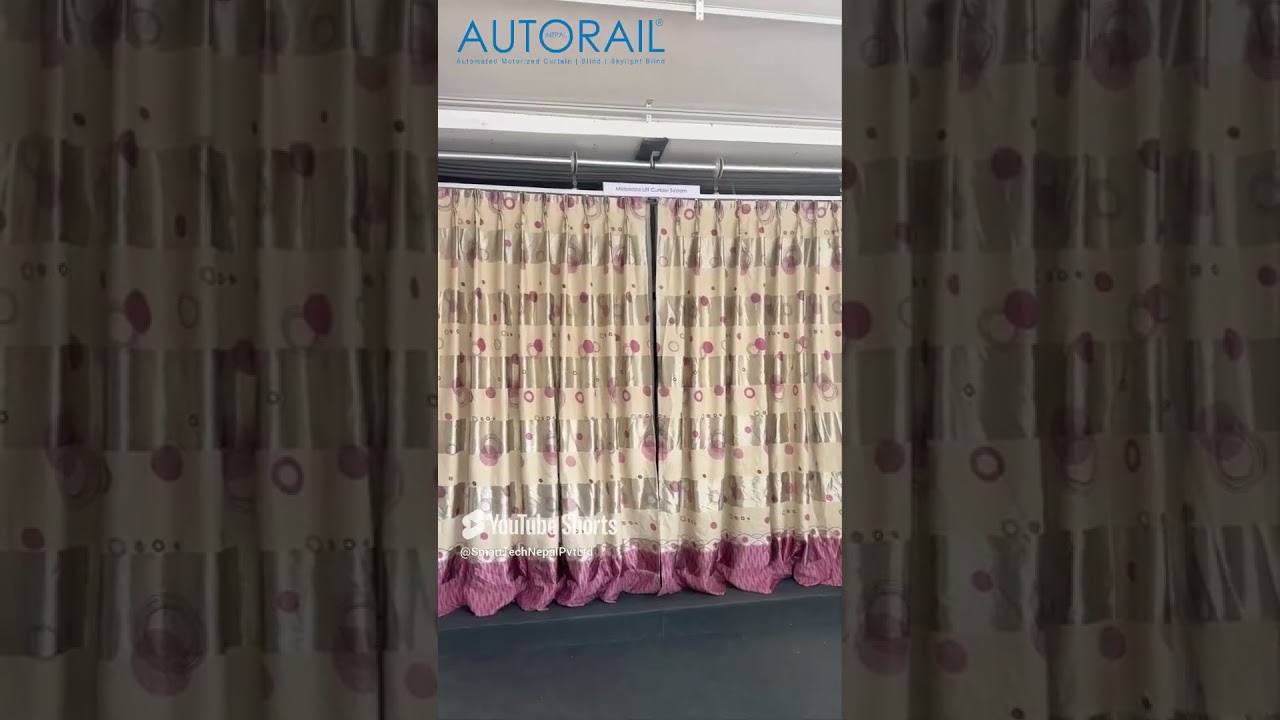 Automated Motorized Smart Lift Curtain System