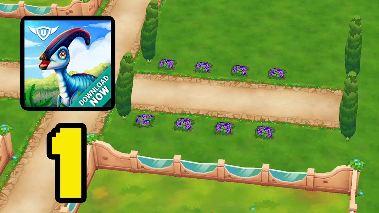 Dinosaur Park Primeval Zoo Gameplay Walkthrough Part 1 (Android,IOS)