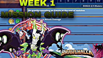 BRAWLHALLA BATTLE PASS SEASON 7 WEEK 1 MISSION GUIDE