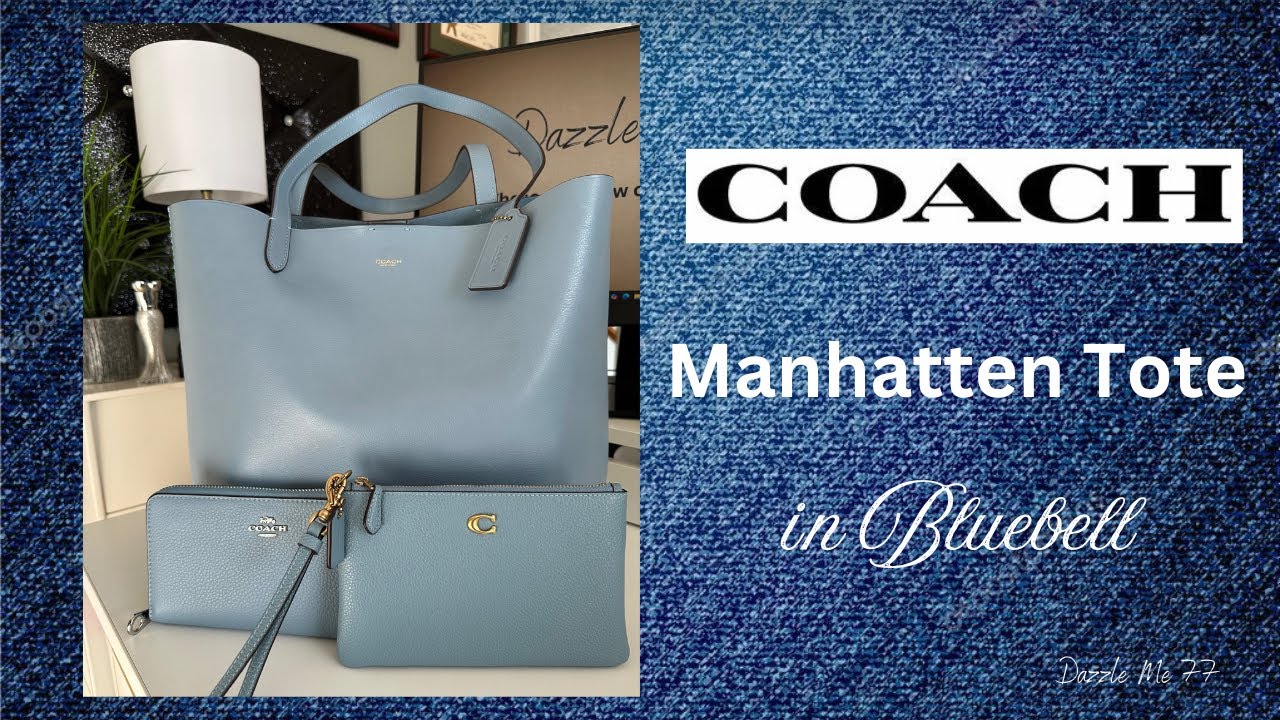 💙🩵UNBOXING: COACH Manhatten Tote 🩵💙
