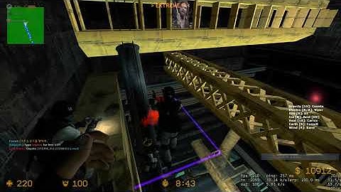 카스소스 좀비탈출 / ze_ffvii_mako_reactor_v5_3 / 낙뎀적용 / ex2 / 언로즈 (260~280핑)