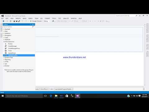 HOW TO USE UPDATE PANEL CONTROL AND UPDATE PROGRESS CONTROL IN ASP.NET