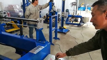 Take-up winding machinesAutomatic Coiling MachineSpool Take up Stand