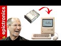 The original Macintosh hacked! Internal hard drive!