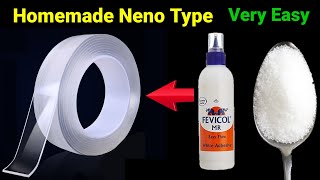 Making Nano Tape With Fevicol😱😱 Homemade Nano Tape| How to make nano tape at home #viral #trending