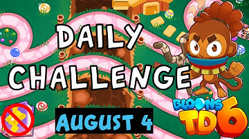 Bloons TD 6 Daily Challenge | No Pro