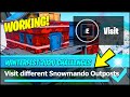 Visit Different Snowmando Outposts LOCATIONS (UPDATED) - Fortnite Winterfest Challenges