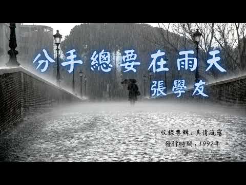 【華語好歌曲】張學友《分手總要在雨天》1990年代經典歌曲
