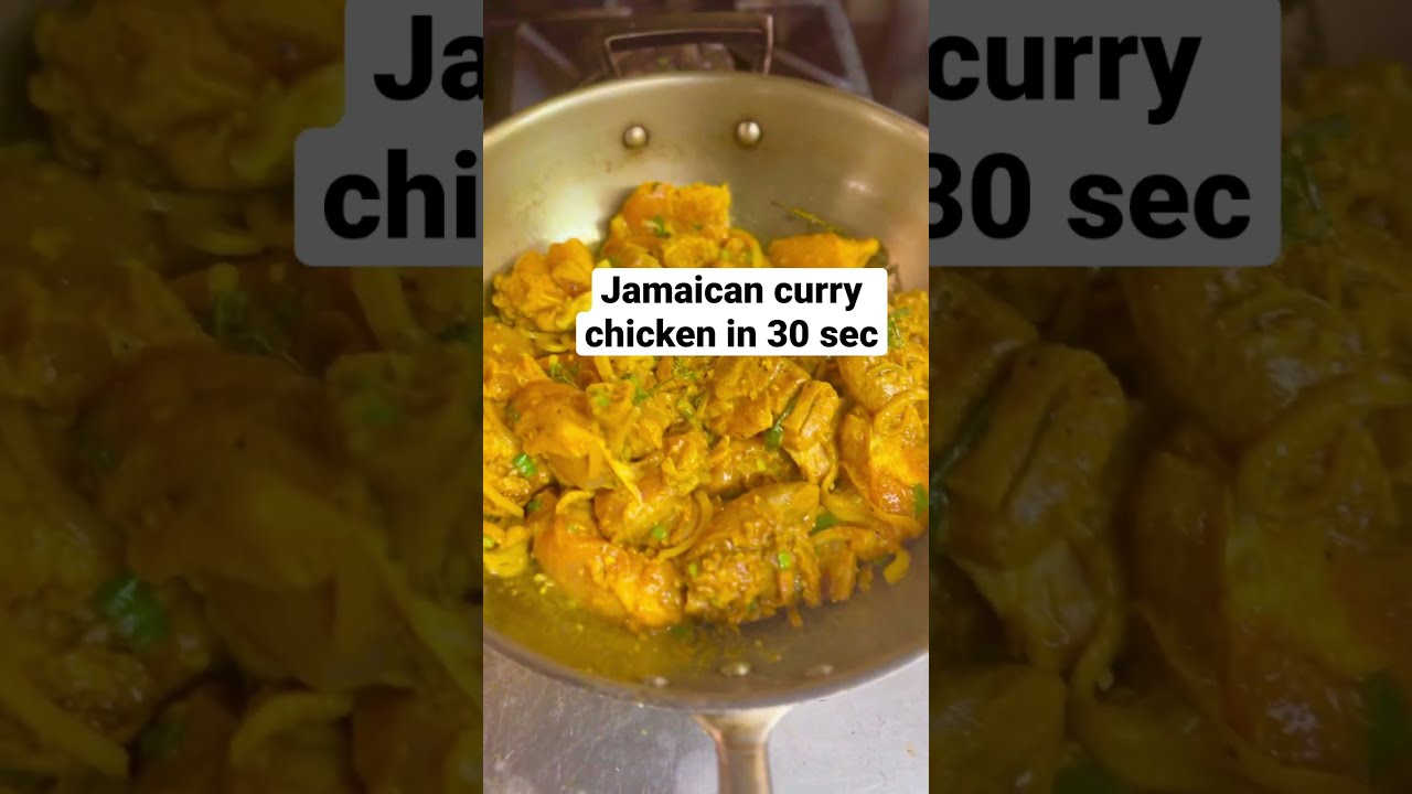 Jamaican Curry Chicken In 30 Sec Food Healthy Cooking Curryrecipe