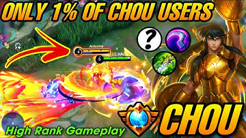 ONLY 1% OF CHOU USERS KNOW THIS BUILD 🔥 (MUST TRY) MLBB