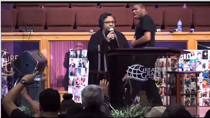 Mother May DuPree & Mother Cynthia Moore Praying a...