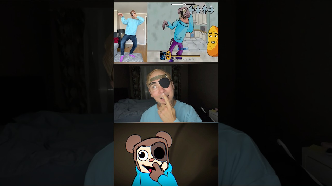 FNF TRIFLETHUMB Lyrics Animation Vs Gameplay Vs Real Life 