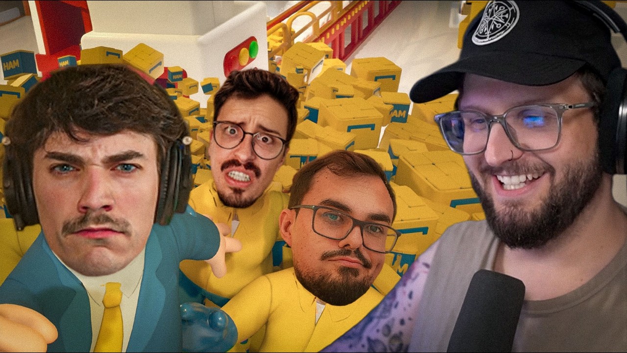 A FÁBRICA DE PRESUNTO DOS COLEGAS! - HAM: The Game