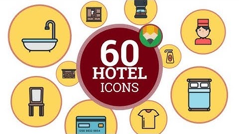 Hotel Service Travel Booking - Flat Animated Icons and Elements - After Effects Template