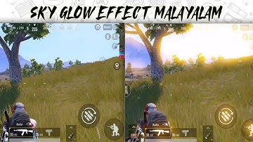 How To Add Sky Glow Effect In Pubg Montage Videos | Sky Glow Effect | Malayalam