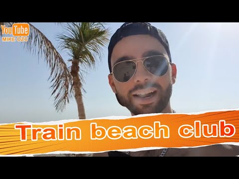 VLOG GLOBAL VILLAGE – TRAIN BEACH CLUB – DUBAI MARINA – HUQQA