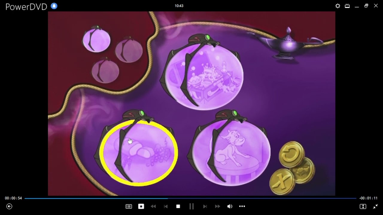 Aladdín 2: El Regreso de Jafar Juego Ten Cuidado con lo que Deseas