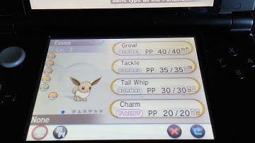 Shiny Eevee via (Masuda Method) PokemonX
