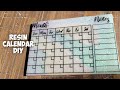 Making a resin calendar | Resin calendar DIY | Using TotalBoat Epoxy | Unintentional ASMR