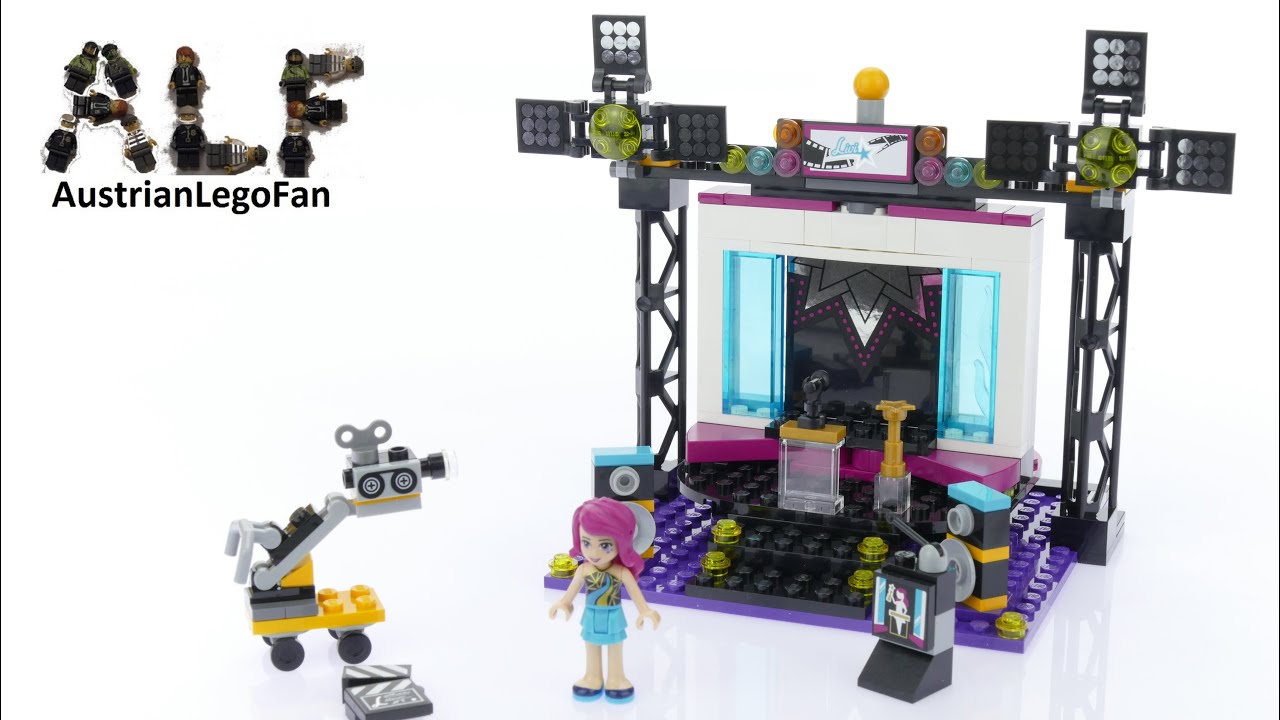 Lego Friends Popstar TV-Studio - Speed Build Review - YouTube