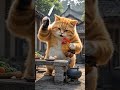 🐱 एक बिल्ली और एक मुर्गे की मज़ेदार कहानी | Cat and Rooster Funny ভিডিও #CatVsRooster #FunnyAnimals