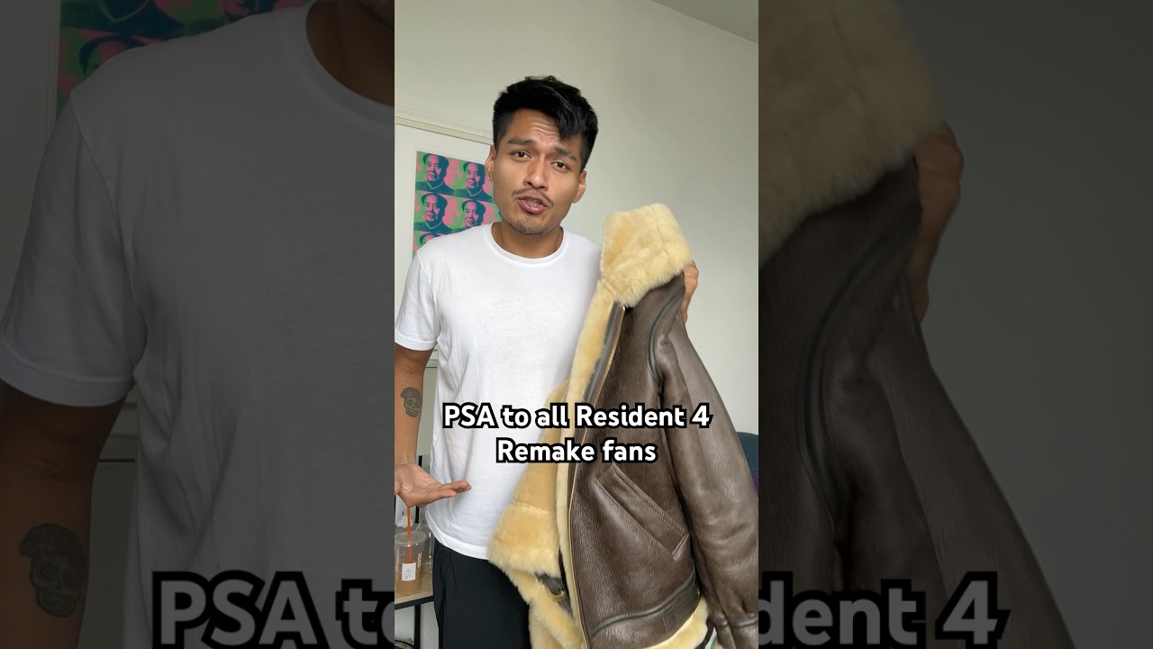 OFFICIAL RE4 Remake Schott B3 Bomber Jacket UPDATE! 